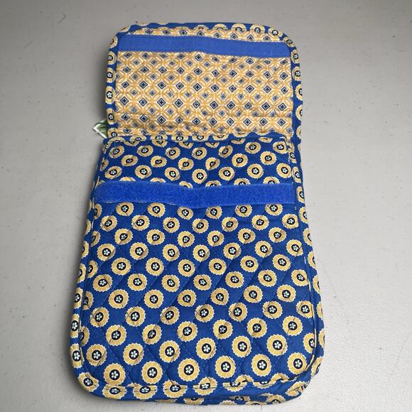 Vera Bradley Out To Lunch Riviera Blue Hook Loop Closure Plastic Lined Lunchbox - Picture 6 of 10